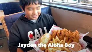 Travel with the Aloha Guy and Aloha Boys - Raising Canes Opening in Fontana, California
