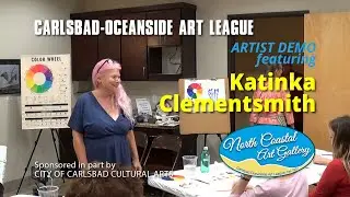 2025 September Demo with Painter Katinka Clementsmith (Katinkabelle)