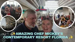 AMAZING CHEF MICKEY'S at DISNEY CONTEMPORARY RESORT & WE HIGHLY RECOMMEND 