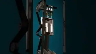 Moteur &agrave; combustion #sciences_industrielles #automobile #came #piston #vilebrequin #transfomation