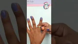 Diy handmade ring / How to make ring from waste bottle#shorts