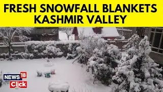 Kashmir News | Snow Returns To Kashmir | Season's First Snowfall In Srinagar | News18 | N18V