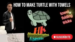 How to make turtle with towels