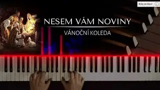Nesem vám noviny (Kommet, ihr Hirten) (4 verze pro klavír) - noty pro úplné začátečníky i pokročilé