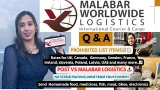 Stress-free International Courier✈️Send Food, Meds, Electronics|Q and A|Malabar Worldwide Logistics🌍