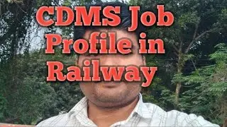 CDMS Job Profile in Railway