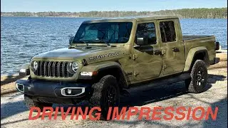 2025 JEEP GLADIATOR HIGH TIDE DRIVING IMPRESSIONS