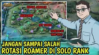 SOLO AUTO WIN !! Rotasi Roamer ML Di Meta Sekarang | Tutorial Main Roamer Tank PATCH BARU  