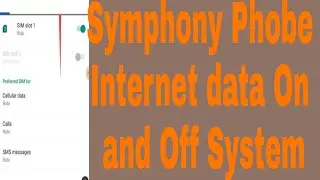 Symphony Phobe Internet data On and Off System