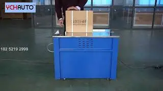 Semi automatic strapping machine for box banding. whatsapp+86 18811870885