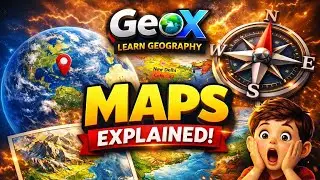 Maps Explained in Easy Way | Geography Basics | GeoX#map #geographythroughmaps 