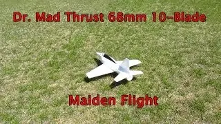 Dr. Mad Thrust 68mm 10-Blade Alloy EDF  Maiden Hawkeye