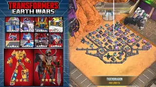 Transformers Earth Wars: Rook/Magnaboss Vs. Tigerdragon (Fire Lions ITA)