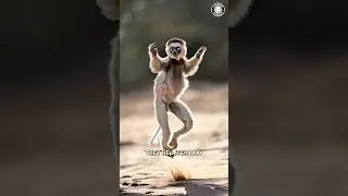 Лемур Сифака 🤯 Потрясающие движения!