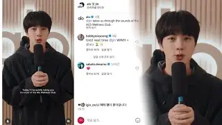 BTS Jin Goes Viral Again &ndash; His Voice in This Alo Yoga Video Is Unreal! 🔥👑