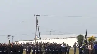 Президент Джозеф Боакай посетил 69-й День вооруженных сил в учебном центре Барклай.