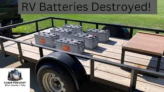 RV Batteries Destroyed! / Tear down, Wakespeed WS500, Sterling APD, EG4 Server Rack Battery Review