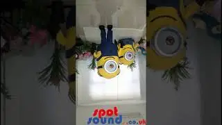 Cartoon Minion SPOTSOUND.CO.UK Mascot Costume Carnival Party Cosplay Halloween Outfit
