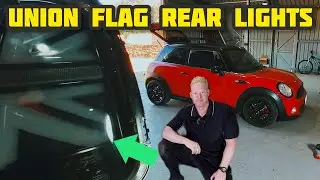 How to install Union Jack flag rear lights on the Mini cooper.