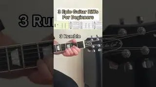 3 Guitar Riffs for Beginners #easyguitartabs #guitarbeginner #guitarsheetmusic #bestguitarlessons