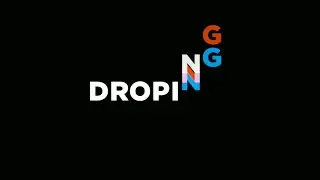 Smooth Dropping Text Animation Tutorial in kinemaster