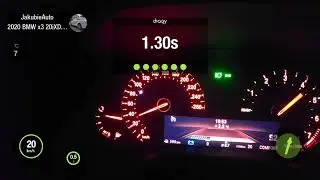 BMW X3 20i XDrive 0-100 km/h Acceleration stage 1 DRAGY