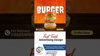 Fast food advertising design😎 #restaurantbusiness #restaurantstyle #fastfood