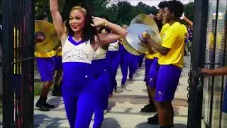 Warren Easton marching band Coming into stadium 2025 @ L b Landry game (HD) 4K 
