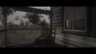 RDR2 online ambiance ✨ sitting on the Saloon balcony