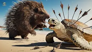 SHIELD & QUILL | Porcupine vs Turtle &ndash; An Unbelievable Survival Encounter