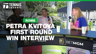 Petra Kvitova on her First Win Since Maternity Leave | 2025 Rome