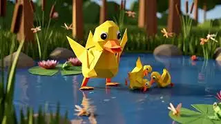 Waddles & Ripples: The Origami Duck Family Adventure
