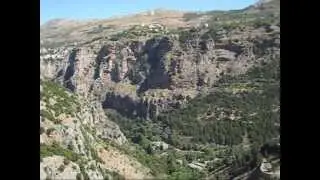 دير مار ليشع - وادي قنوبين -اعجوبة المسبحة في الصخر
