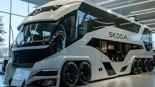 БУДУЩЕЕ НА КОЛЕСАХ: ПРЕДСТАВЛЕН АВТОДОМ SKODA 2026 🚀🚌✨