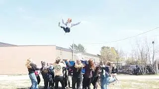 Inuit Blanket Toss at Saugeen District Senior School - April 26, 2024