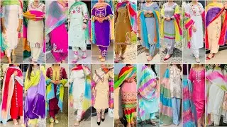 Simple Or Stylish Punjabi Suit Design with Multi Colour Dupatta Ideas For Girls 2023 |