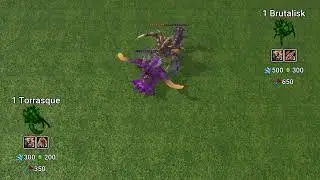 1 Kerrigan Ultralisk vs 1 Abathur Brutalisk
