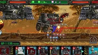 Metal Slug Attack - Season 48-4 Rank Match - with Pure Rebel Army - Creek Slope