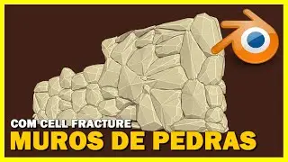 MUROS DE PEDRAS COM CELL FRACTURE BLENDER 3D