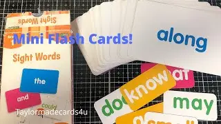 Make your own mini Flash Cards in minutes!