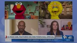 El Paso girl featured on CNN Sesame Street racism town hall
