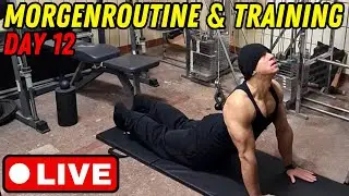 [Live] Morgenroutine & Fitness-training. #highperformance #morgenroutine #monkmode