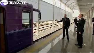 Prezident metronun “Bakmil” stansiyasında yaradılan şəraitlə tanış olub