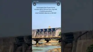 All Hydro Power Stations of Sharavati River Valley, Jog & Gerusoppa #youtubeshorts #hydroelectric