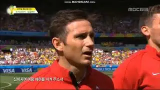 Anthem of England vs Costa Rica (FIFA World Cup 2014)