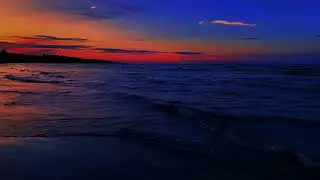 Ocean Background Sound for Sleep | Gentle Ocean Waves Night