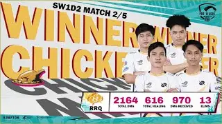 [SW1D2] MATCH 2 - MIRAMAR | PMPL ID SEASON 4 WWCD RRQ RYU 13 KILLS !!