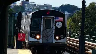 IND Fulton Street Line: R46, R160A-2 & R160B Alstom/Siemens & R179 (A) Train @ 88th Street