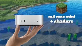 Mac Mini M4 + Minecraft Shader Test
