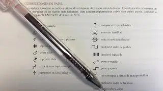 Marcas de correcciones